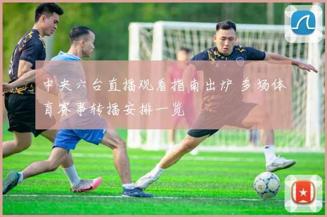 中央六台直播观看指南出炉 多场体育赛事转播安排一览