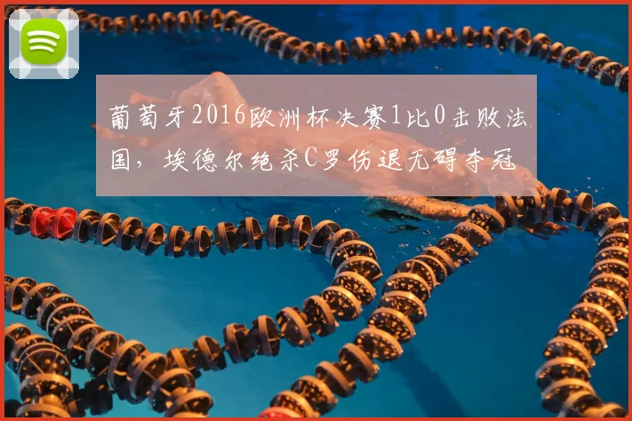 葡萄牙2016欧洲杯决赛1比0击败法国，埃德尔绝杀C罗伤退无碍夺冠